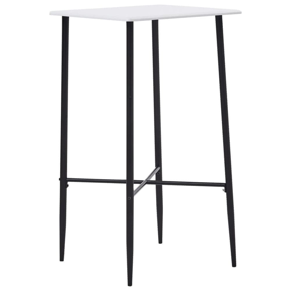 Vidaxl Barový stôl biely 60x60x111 cm MDF